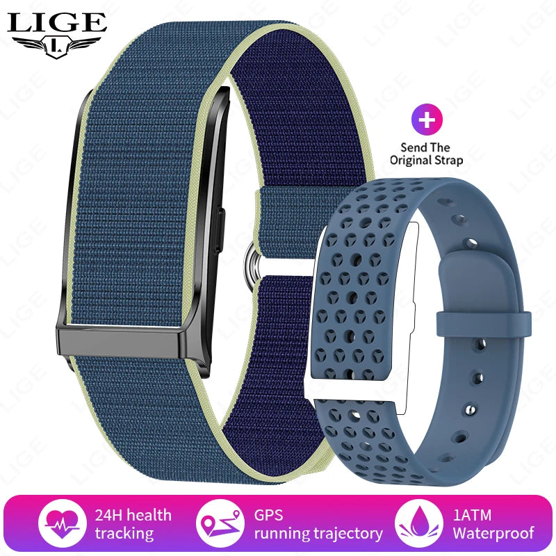 Smart Health Wristband, Wearable Activity Fitness Tracker Multi-Sport Mode All-Day Automatic Continuous Monitoring Health Data