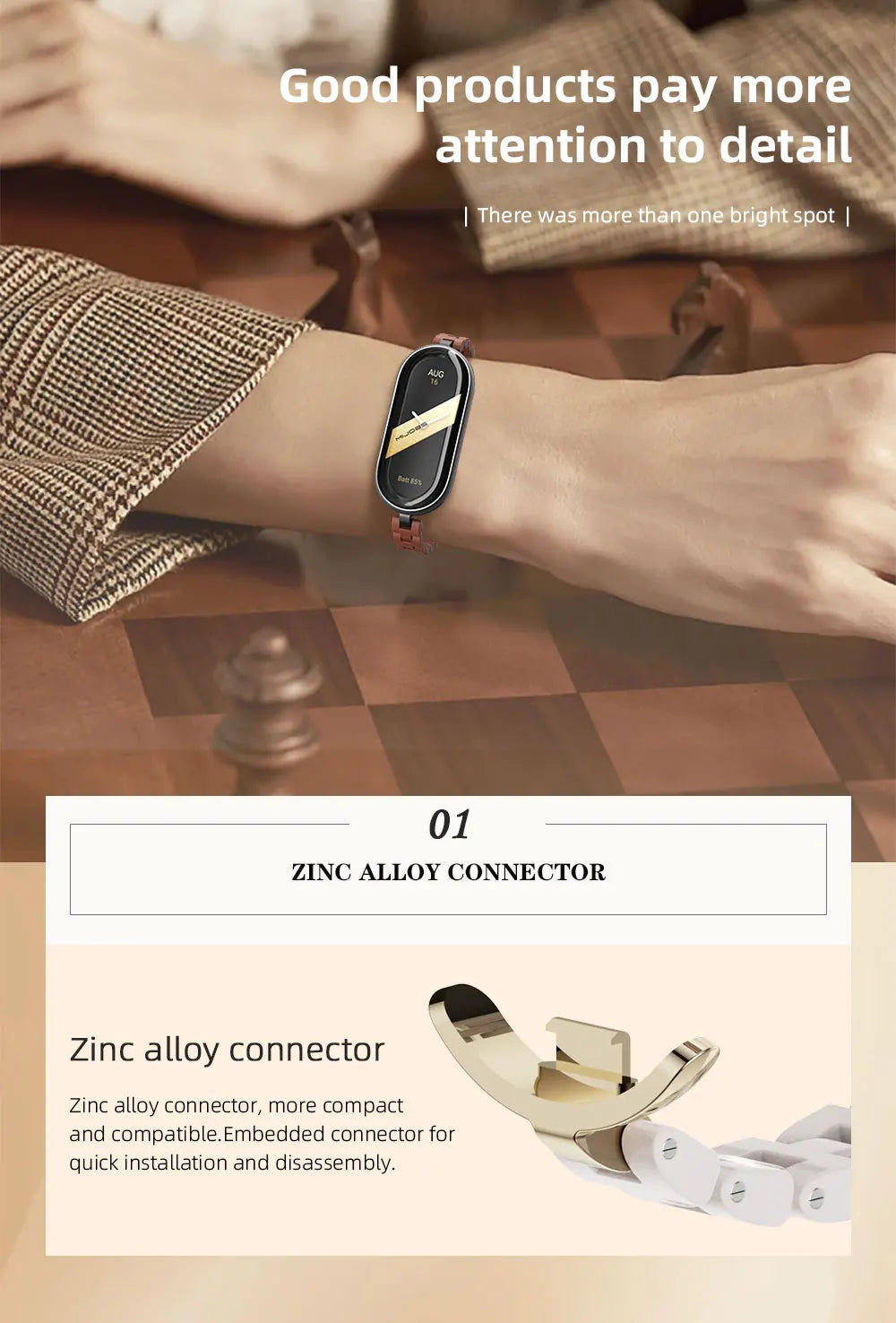 Xiaomi Mi Smart Band 9 ब्रेसलेट के लिए Mi Band 9 10 8 7 6 5 4 3 रिस्ट स्ट्रैप, ग्लोबल वर्जन, छोटी कलाई के लिए, महिलाओं और लड़कियों के लिए Miband 8