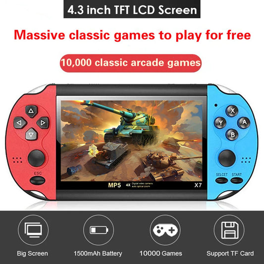 Gaming Portable Handheld Retro Video Game Console Player Portatil Mini Arcade Videogames for Hand Held Family Pocket Retrogaming