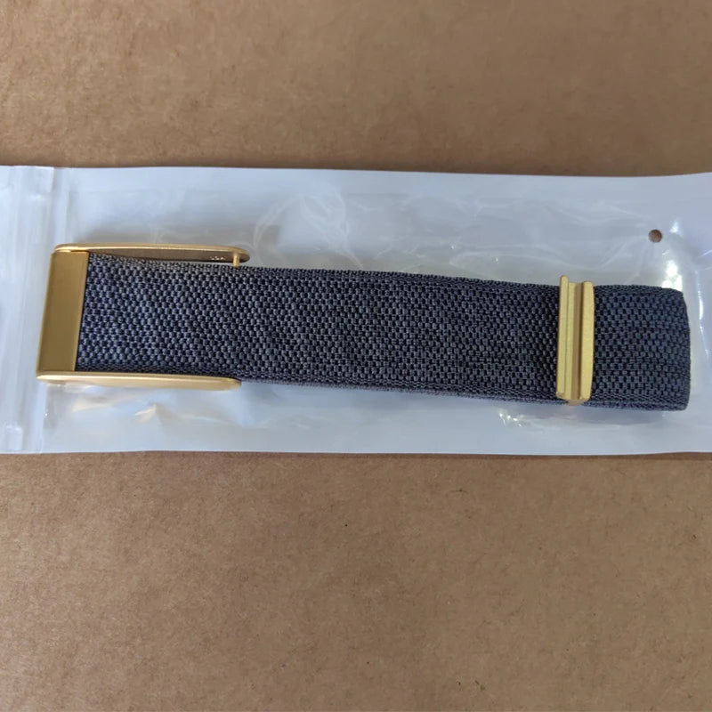 Breathable Nylon Strap For Whoop 5.0/Whoop MG Replacement Wristband Bands Sports Straps For WHOOP 5.0 with Gold Metal Frame