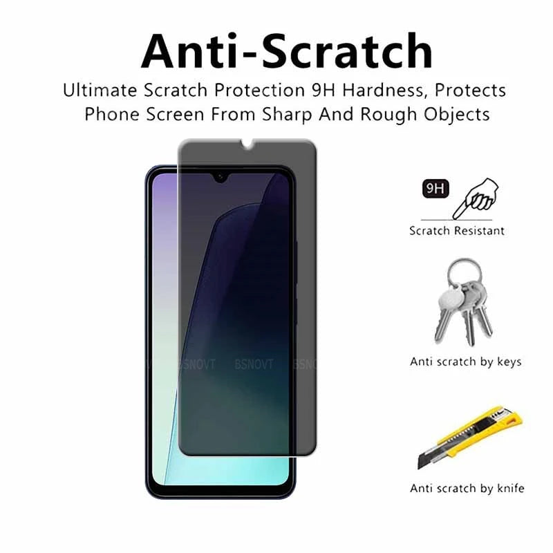 4/3/2/1Pcs For Redmi 14C Glass Xiaomi Redmi 14C Tempered Glass 9H HD Protective Privacy Anti-Spy Glue Screen Protector Redmi 14C