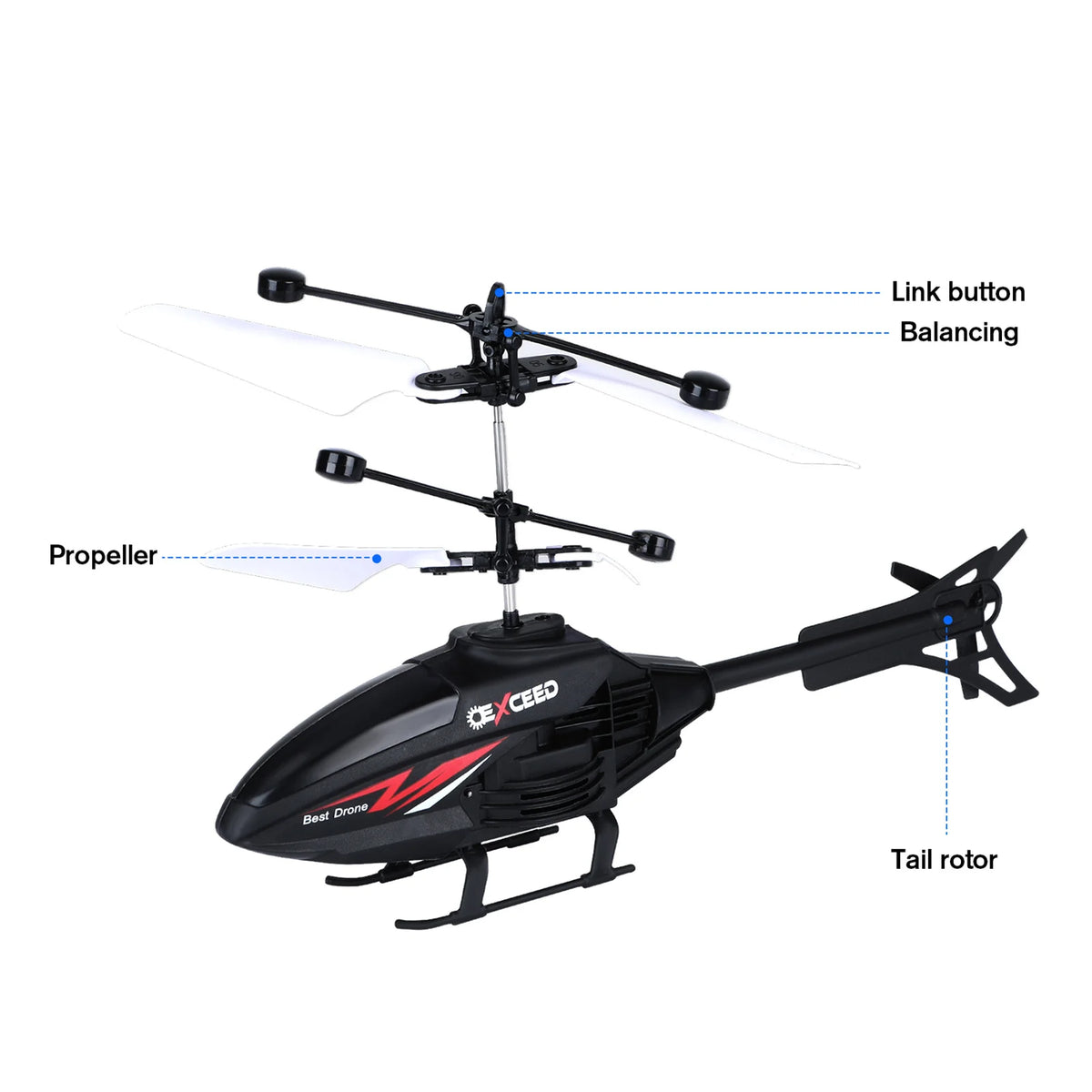 Electric Children's Airplane Toy High-speed Motor Remote Control Airplane Toy for Children's Toy Gift Electric RC Plane Toy