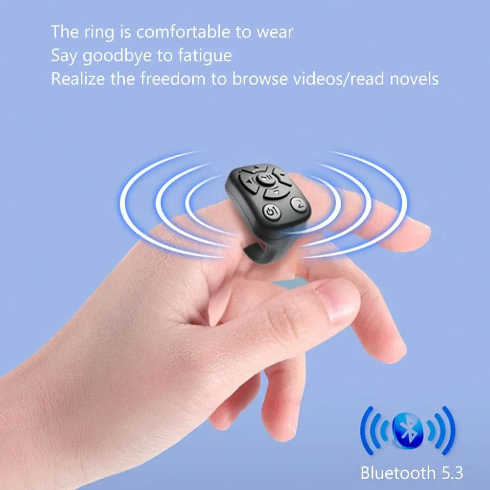 Bluetooth Remote Control Scrolling E-book Page Turner For Tiktok Video Remote Control Selfie Stick Camera Controller ﻿