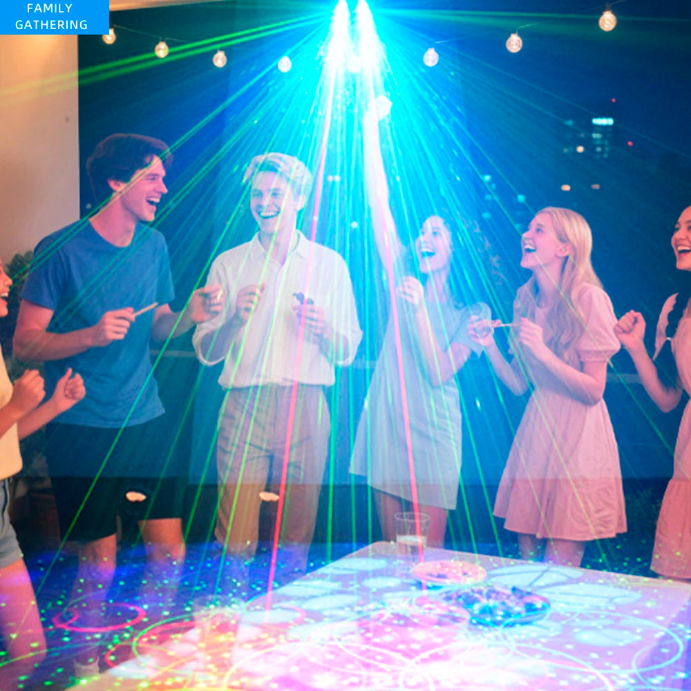 Mini 60  Patterns Projector Party Effect Lights DJ Disco Holiday Christmas Dance Bedroom Decoration Car Lamp Show Gift YR10