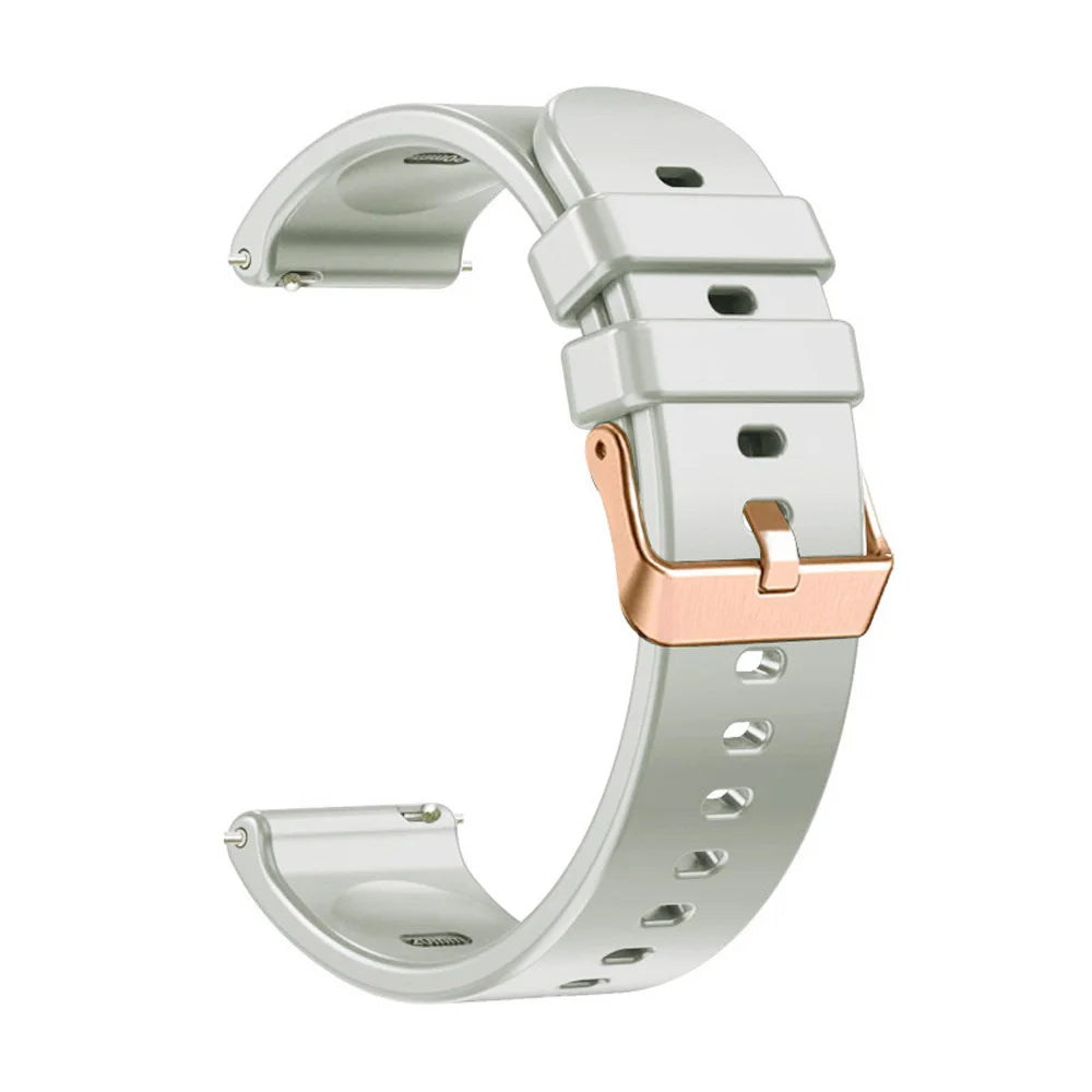 गार्मिन वेनू 3S 2S वीवोएक्टिव 4S फोररनर 265S 255S के लिए 18mm महिलाओं का सिलिकॉन स्मार्ट वॉच स्ट्रैप रिस्टबैंड ब्रेसलेट वॉचबैंड