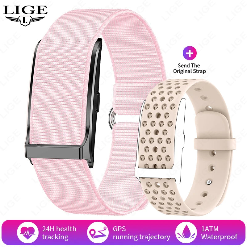 Smart Health Wristband, Wearable Activity Fitness Tracker Multi-Sport Mode All-Day Automatic Continuous Monitoring Health Data