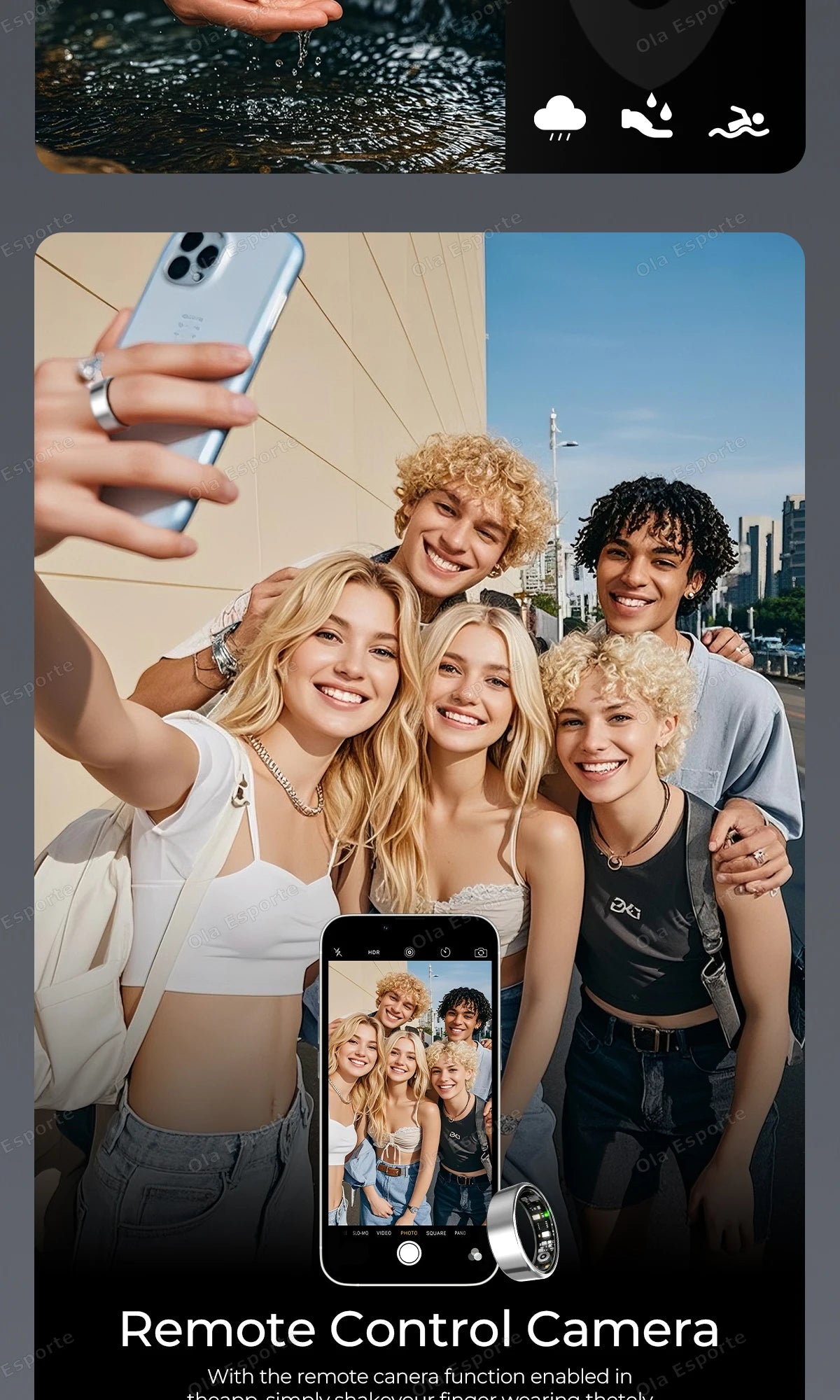 नया R09 स्मार्ट रिंग, पुरुषों और महिलाओं के लिए, चार्जिंग केस के साथ, हृदय गति, रक्त ऑक्सीजन और त्वचा के तापमान की निगरानी करता है, 5ATM वाटरप्रूफ है और Android और iOS के लिए उपयुक्त है।