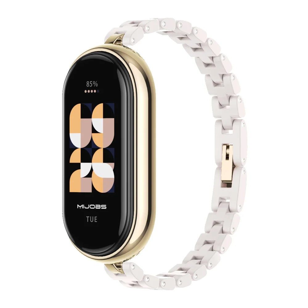 Xiaomi Mi Smart Band 9 ब्रेसलेट के लिए Mi Band 9 10 8 7 6 5 4 3 रिस्ट स्ट्रैप, ग्लोबल वर्जन, छोटी कलाई के लिए, महिलाओं और लड़कियों के लिए Miband 8
