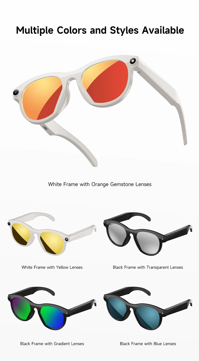 वीवो 8K एआई स्मार्ट ग्लासेस एचडी कलर चेंजिंग चैट जीपीटी 1200एमपी ट्रांसलेट कैमरा ब्लूटूथ कॉल वॉयस असिस्टेंट म्यूजिक कंट्रोल 2026