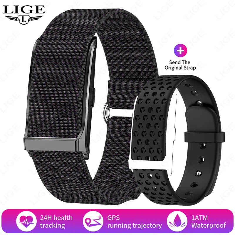 Smart Health Wristband, Wearable Activity Fitness Tracker Multi-Sport Mode All-Day Automatic Continuous Monitoring Health Data