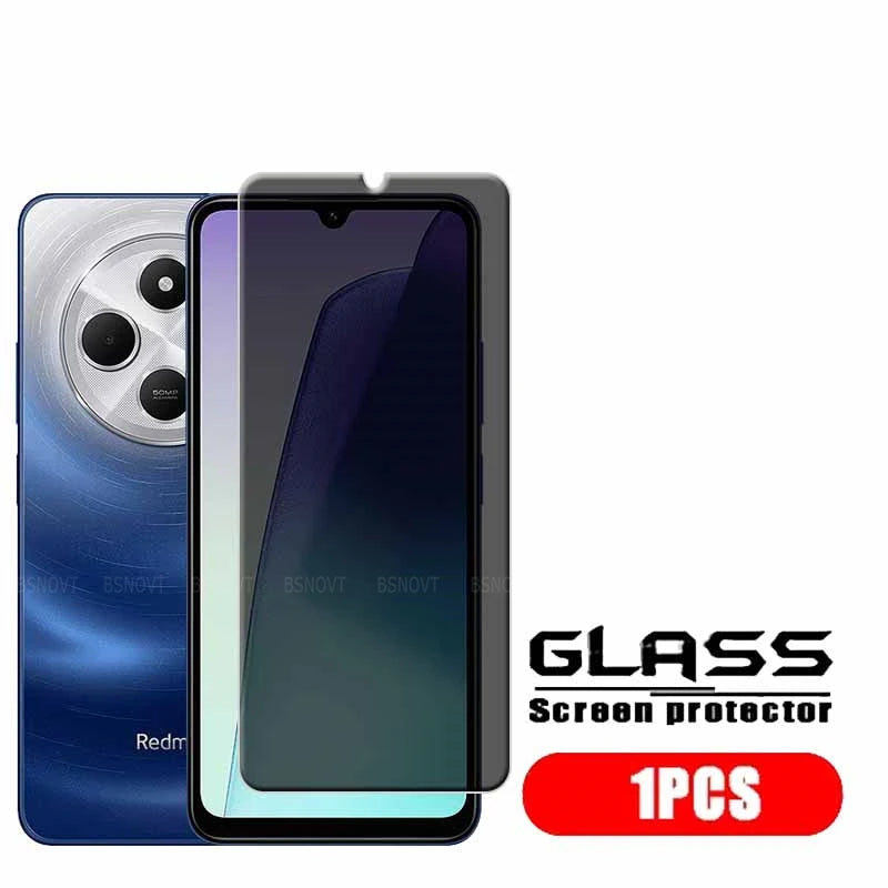 4/3/2/1Pcs For Redmi 14C Glass Xiaomi Redmi 14C Tempered Glass 9H HD Protective Privacy Anti-Spy Glue Screen Protector Redmi 14C