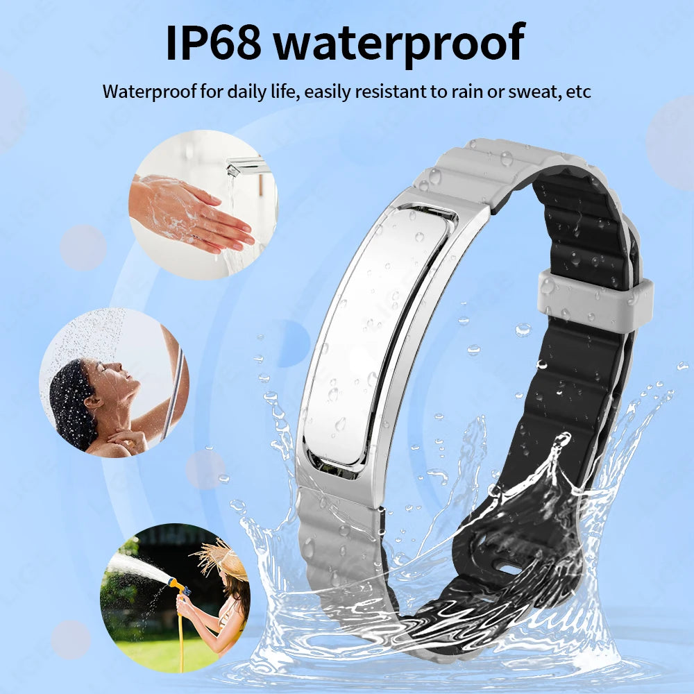 स्मार्ट वॉच मच्छर-रोधी स्मार्ट ब्रेसलेट स्मार्टवॉच पुरुषों और महिलाओं के लिए एंड्रॉइड आईओएस स्पोर्ट्स स्मार्ट बैंड फिटनेस आउटडोर मल्टीस्पोर्ट