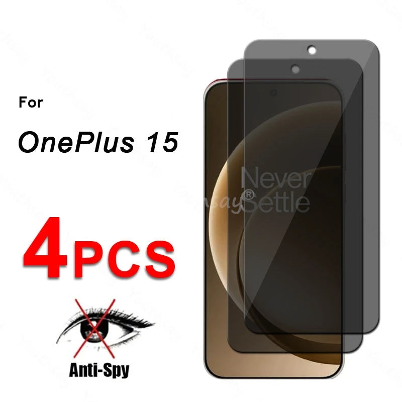 Privacy Screen Glass For OnePlus 15 Glass Anti-Spy Protector Screen OnePlus 15 Tempered OnePlus 15 Tempered Film