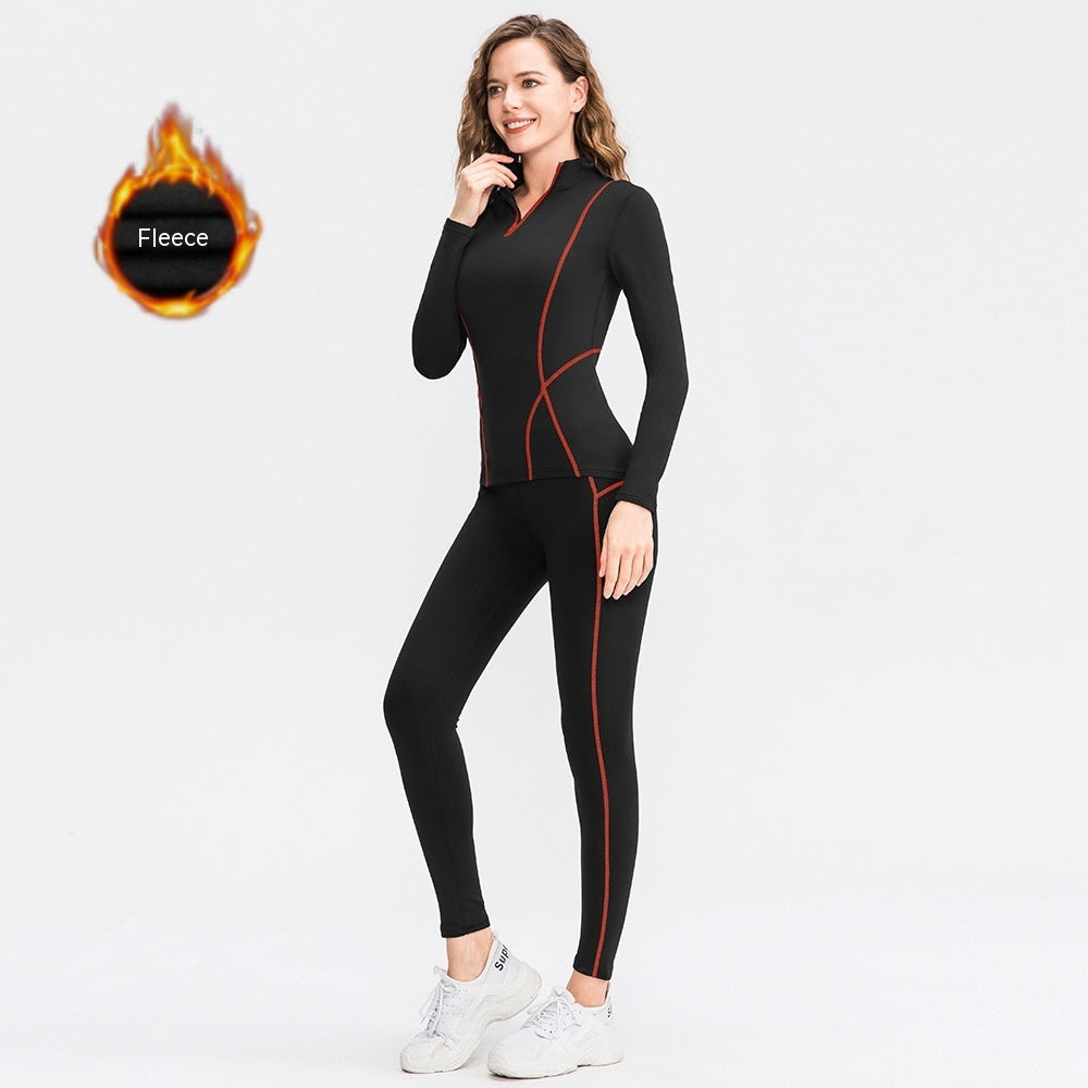 High Elastic Tight Sport Running Training Yoga Fitness Suit