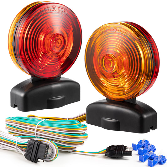 LED Anti-collision Anti-rear-end Magnetic Suction