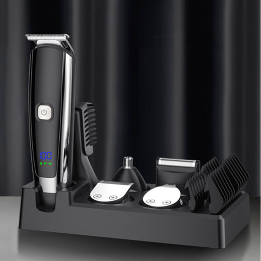 6 In 1 Digital Display Hair Cutting Set Electric Hair Clipper
