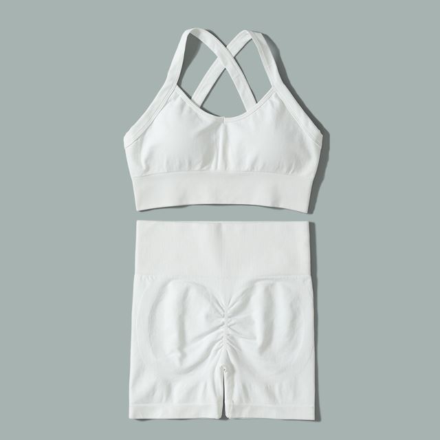 مجموعة اليوغا Vrouwen Gym Kleding Naadloze Sport Set Vrouwen Legg