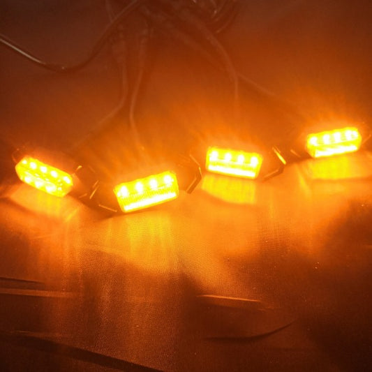Off-road Smog Light  Net Light LED Wheel Eyebrow Light Small Light Decoration