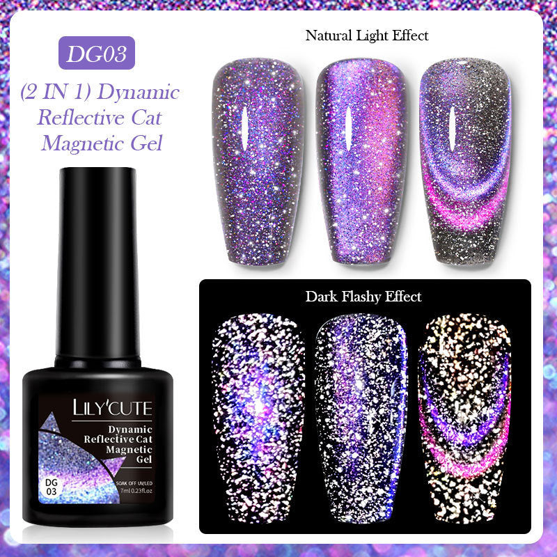Diamond In The Debris Cat Eye Series Nail Polish Gel