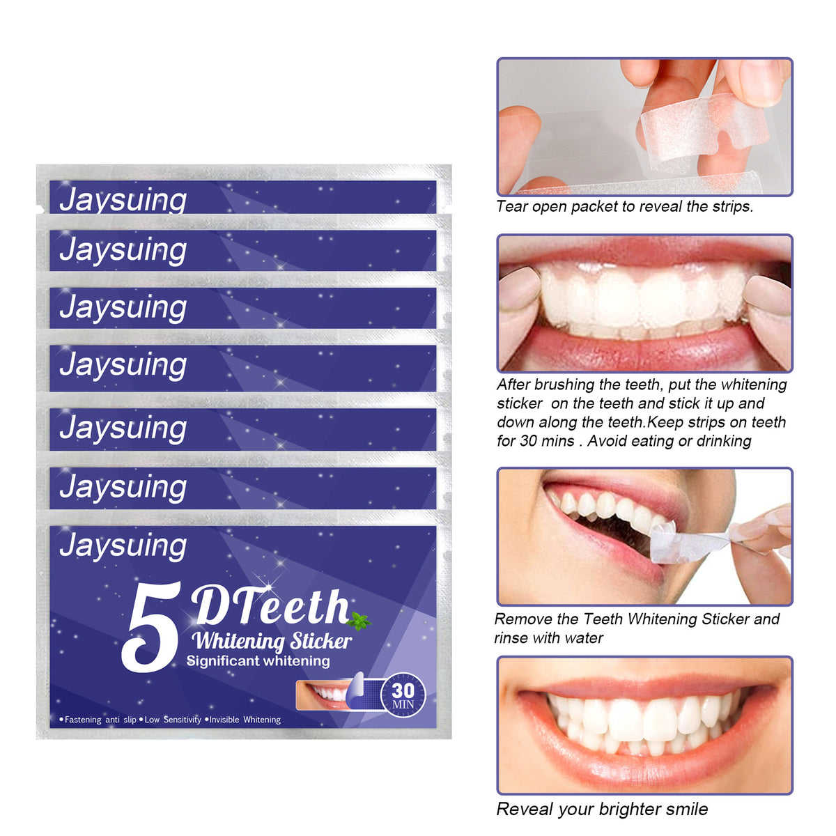 5D White Gel Tooth Cleaning Patch