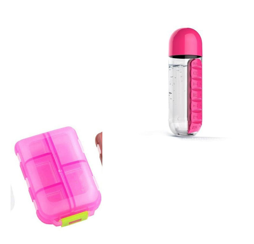 منظم حبوب للسفر، علبة حبوب مقاومة للرطوبة بعشرة أقسام، مناسبة لحقيبة الجيب، حافظة حبوب يومية، حامل أدوية وفيتامينات محمول